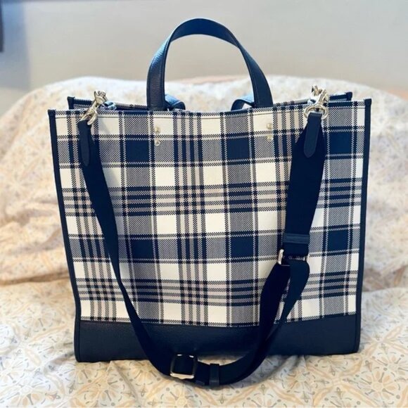 65 | 🍁🍁Coach Dempsey Tote Bag (Midnight) - Picture 6 of 10